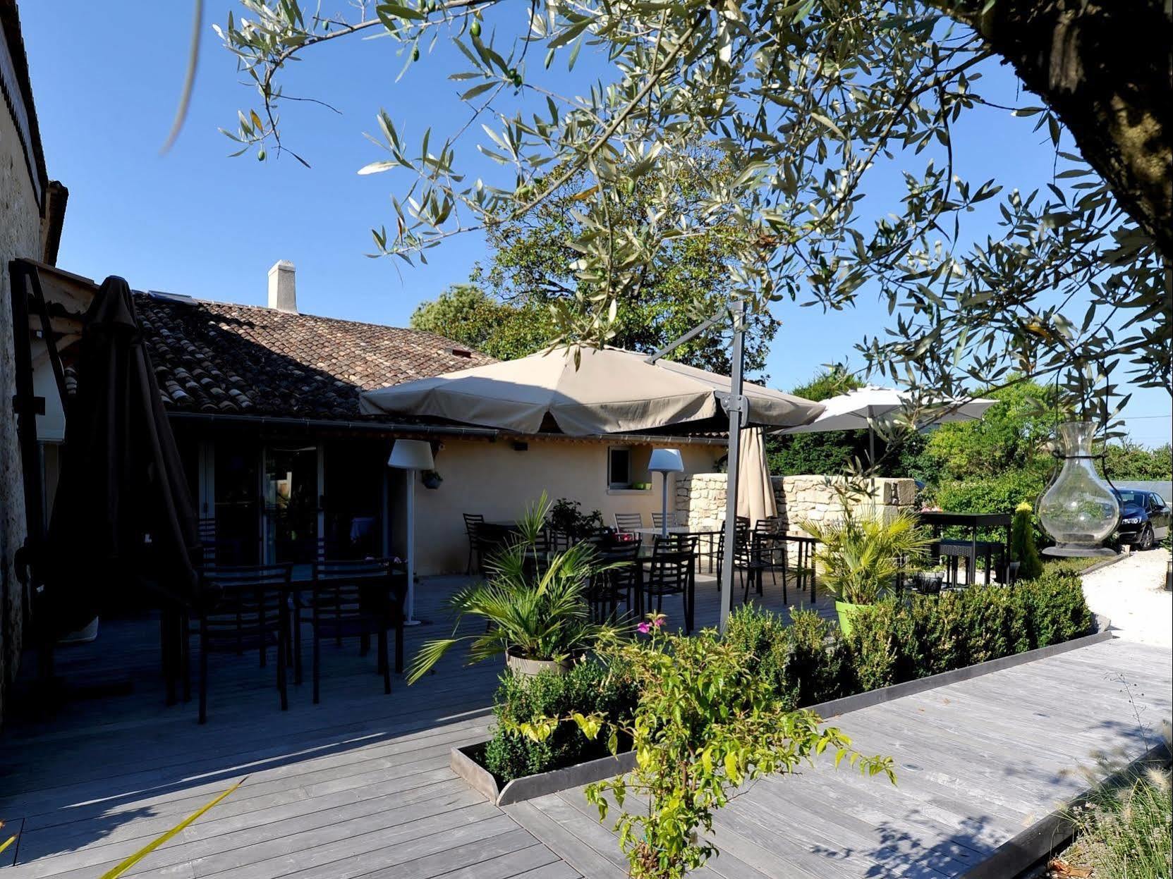 Logis- Hotel Spa Restaurant L'Epicurial Saint-Pey-de-Castets Zewnętrze zdjęcie